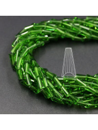 Крапля конус 4*8 мм. Зелений. паковання 10 шт.