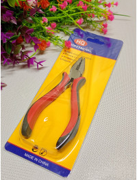 Плоскогубці з кусачками/12 см/черні