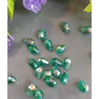 Хрустальная "крапля"/ 6*8 мм / бутылочный с аб / 5  штук