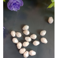 Кришталева "крапля"/6*8 мм/ бежевий з аб/5 штук