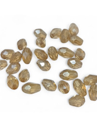 Кришталева "крапля"/4*6 мм/шампанська/10 штук