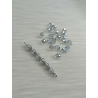 Кришталеві намистини*крапля*/4*6 мм/ небесно-блакитний/1 шт.