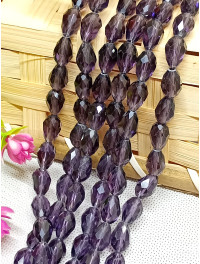 Кришталеві намистини *крапля * 10 шт./6×12 мм/аметиста