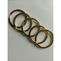 Кільце плоске. Діаметр — 30 мм. Колір — золото.  Ціна вказана за 1 шт.