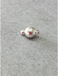 Замок магнітний. Розмір 8 мм, Колір - срібло