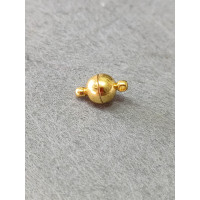 Замок магнітний. Розмір 8 мм, Колір - лимонне золото