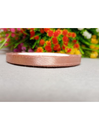 Атласна стрічка/0.6мм/23 метри/ темна пудра