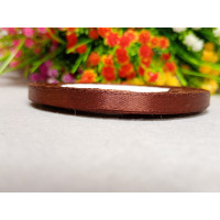 Атласная лента/ 0.6мм / 23 метра/ коричневый 2