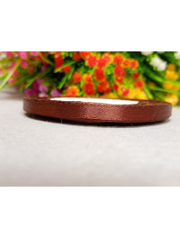 Атласная лента/ 0.6мм / 23 метра/ коричневый 2