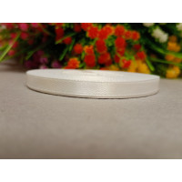 Атласна стрічка/0.6 мм/23 метри/білий