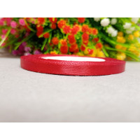 Атласная лента/ 0.6мм / 23 метра/ темно красный