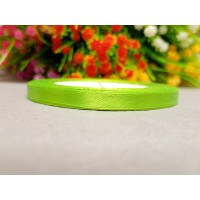 Атласна стрічка/0.6 мм/23 метри/ темно- салатовий