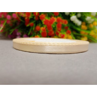 Атласная лента/ 0.6мм / 23 метра/ бежевый