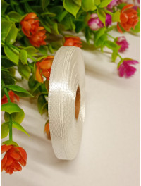 Атласна стрічка/0.6 мм/23 метри/айворі