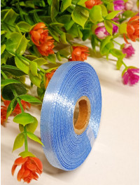 Атласная лента/ 0.6мм/ 23 метра/ голубой небесный