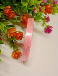 Атласна стрічка/0.6 мм/23 метри/рожевий