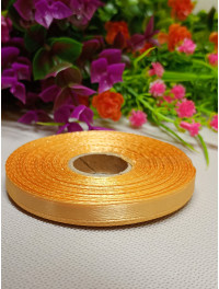 Атласна стрічка/0.6мм/23 метри/ темне шампанське