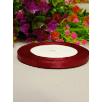 Атласная лента/ 0.6мм/ 23 метра/ темно вишневый