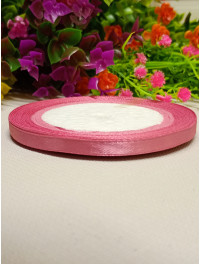 Атласна стрічка/0.6 мм/23 метри/порошена троянда