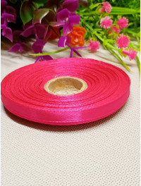 Атласна стрічка/0.6 мм/23 метри/малиновий