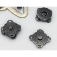 Кнопка магнитная пришивная / 14мм /  Черный