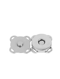 Кнопка магнітна пришивна/14мм/сріб