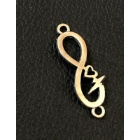 Коннектор бесконечность 9*33 мм.Цена указана за 1 шт