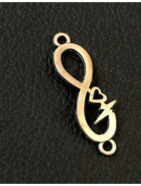 Конектор нескінченність 9 х 33 мм.Ціна вказана за 1 шт.