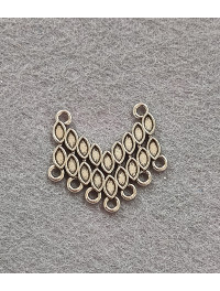 Конектор/24×27 мм/метал/сталь