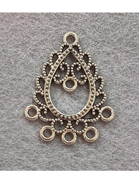 Конектор/2×28 мм/метал/стіль