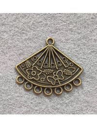 Конектор/25*28 мм/метал/бронза