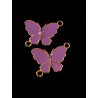 Коннектор "бабочка" В золоте. Размер - 2×1,5 см. Цвет на фото.