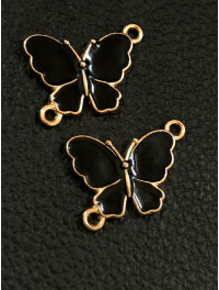 Конектор "метелик" У золоті. Розмір — 2×1,5 см. Колір на фото.