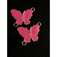 Коннектор "бабочка" В золоте. Размер - 2×1,5 см. Цвет на фото.