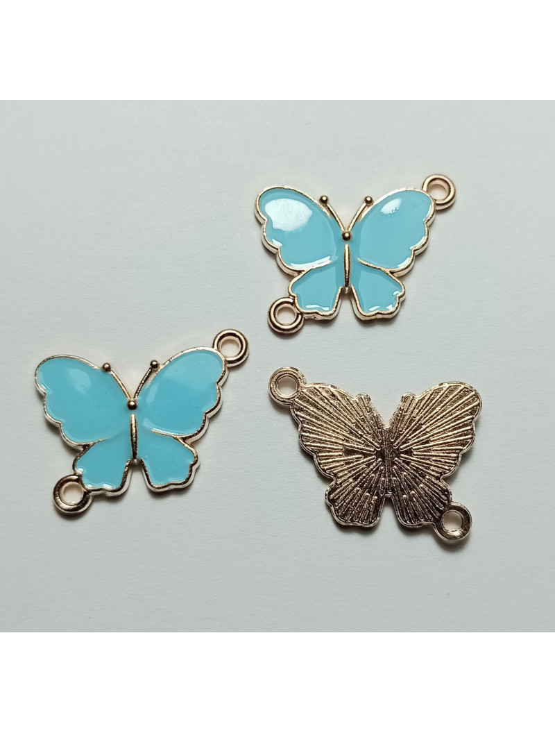 Конектор "метелик" У золоті. Розмір — 2×1,5 см. Колір на фото.