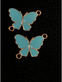 Конектор "метелик" У золоті. Розмір — 2×1,5 см. Колір на фото.