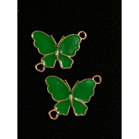 Конектор "метелик" У золоті. Розмір — 2×1,5 см. Колір на фото.