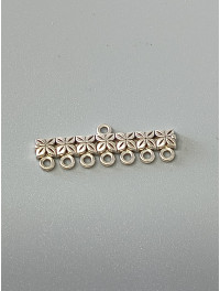 Конектор Розмір — 3,5×1,2 см. Колір — срібло. Ціна вказана за 1 шт.