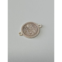 Коннектор. Размер - 2 см. Цвет - серебро. Цена указана за 1 шт.