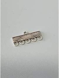 . Конектор. Розмір — 2×1 см. Колір — срібло. Ціна вказана за 1 шт.