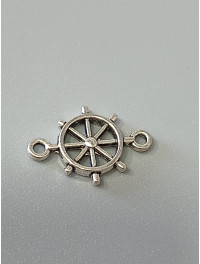 . Конектор. Розмір — 2×1,5 см. Колір — срібло. Ціна вказана за 1 шт.