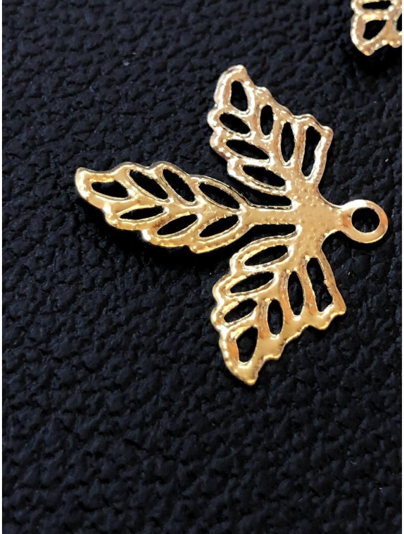 Конектор 23*26 мм 1 шт. колір світле лимонне золото