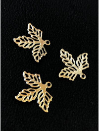 Конектор 23*26 мм 1 шт. колір світле лимонне золото