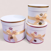 Коробка цилиндр/ 3 в 1 / белый