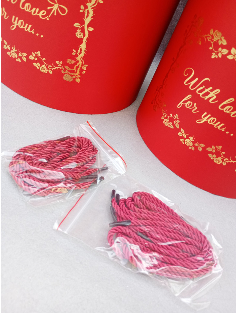 Подарункові коробки/набір 5 шт./червоний