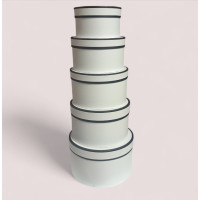 Набор подарочных коробок/ 5 шт / белая