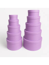 Набір подарункових коробок/10 штук/ Фіолетовий