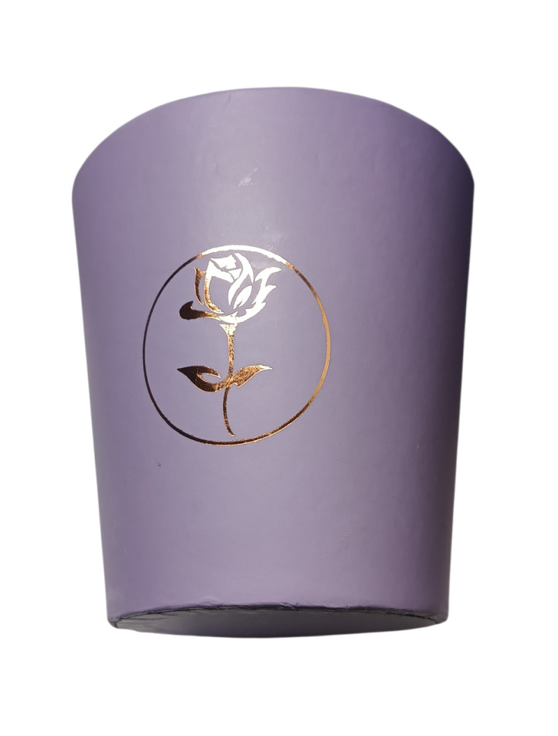 Коробка стакан /світло-фіолетовий/ Висота 10.5 см