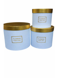 Набір подарункових коробок/3 в 1/блакитний