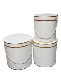 Набір подарункових коробок/3 в 1/білий